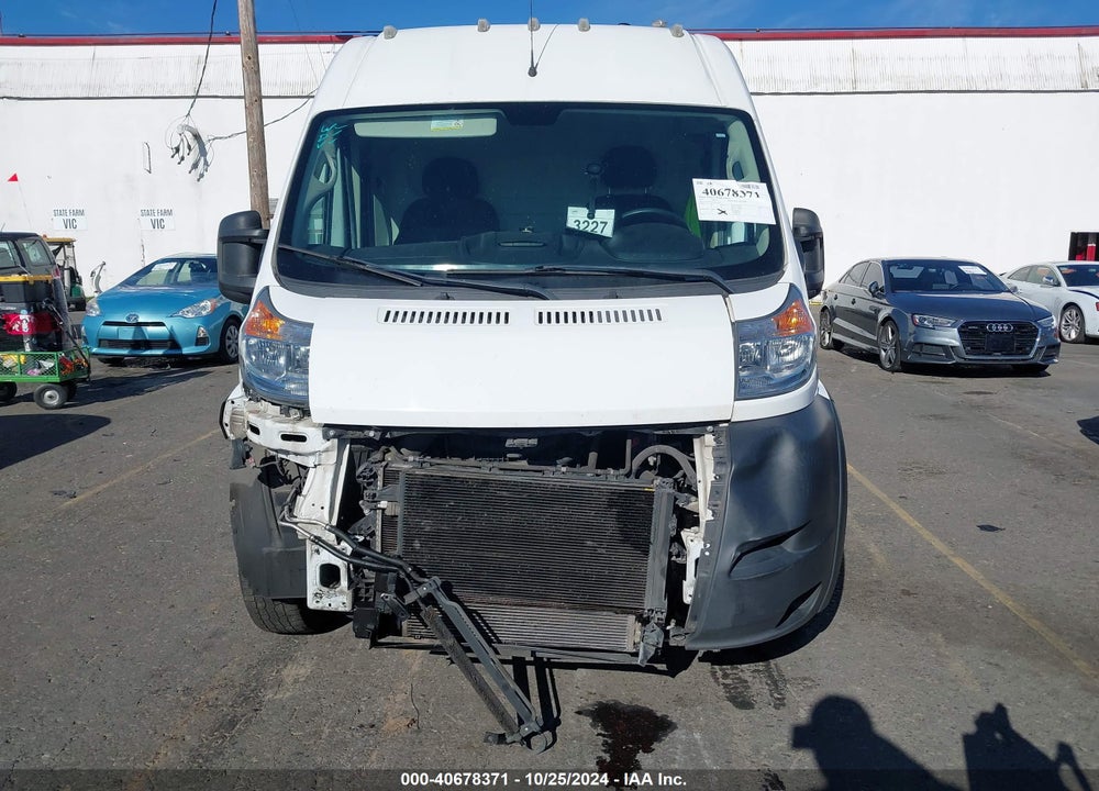 2019 RAM PROMASTER 2500 HIGH ROOF 136 WB VIN: 3C6TRVCGXKE522967