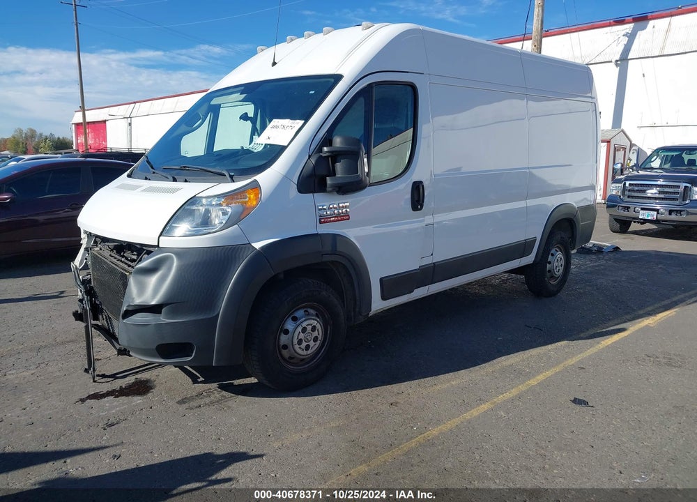 2019 RAM PROMASTER 2500 HIGH ROOF 136 WB VIN: 3C6TRVCGXKE522967