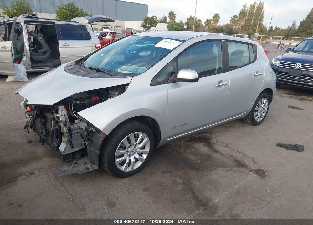 2015 NISSAN LEAF S VIN: 1N4AZ0CP7FC308458