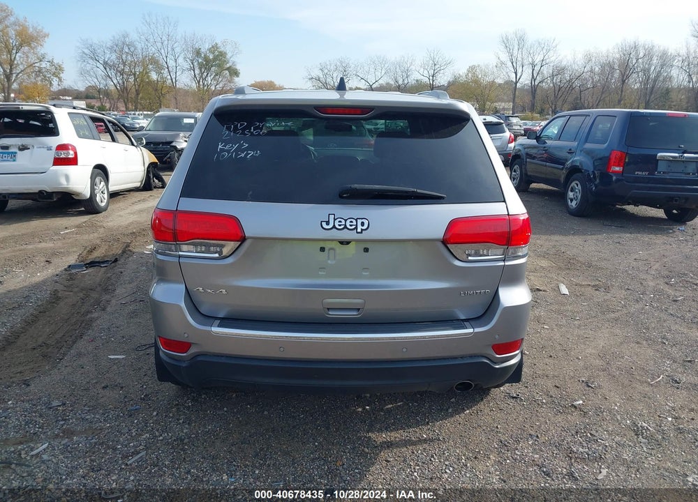 2016 JEEP GRAND CHEROKEE LIMITED VIN: 1C4RJFBG3GC414951