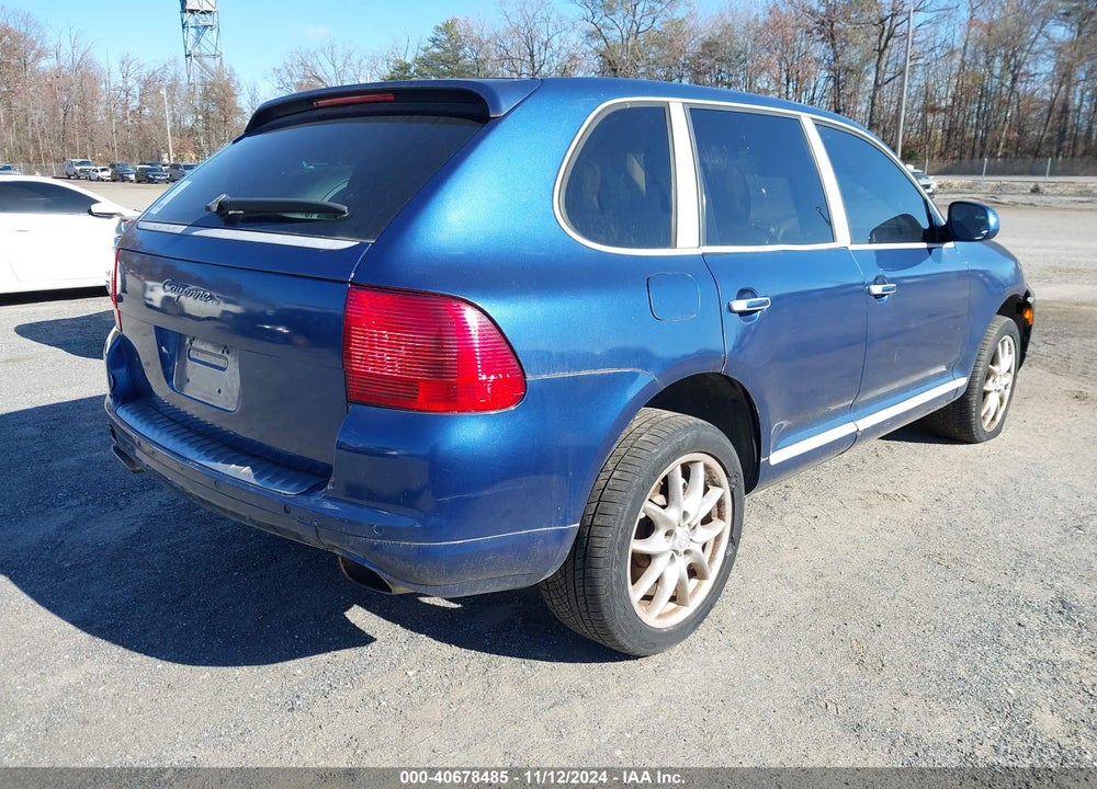 2005 PORSCHE CAYENNE S VIN: WP1AB29P85LA64141