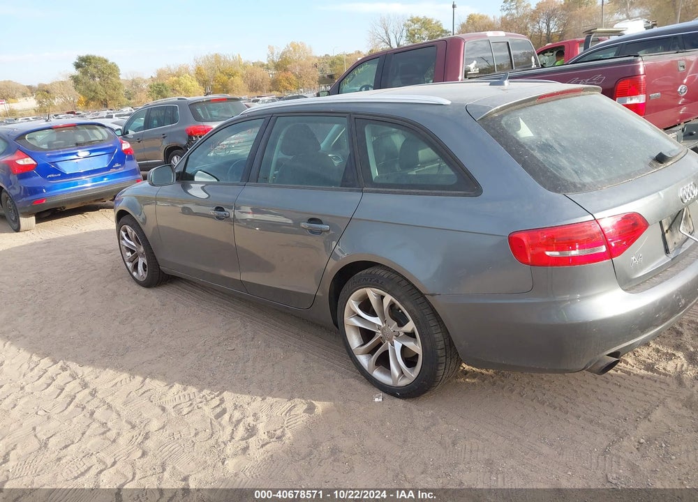 2012 AUDI A4 2.0T PREMIUM VIN: WAUSFAFL1CA023720