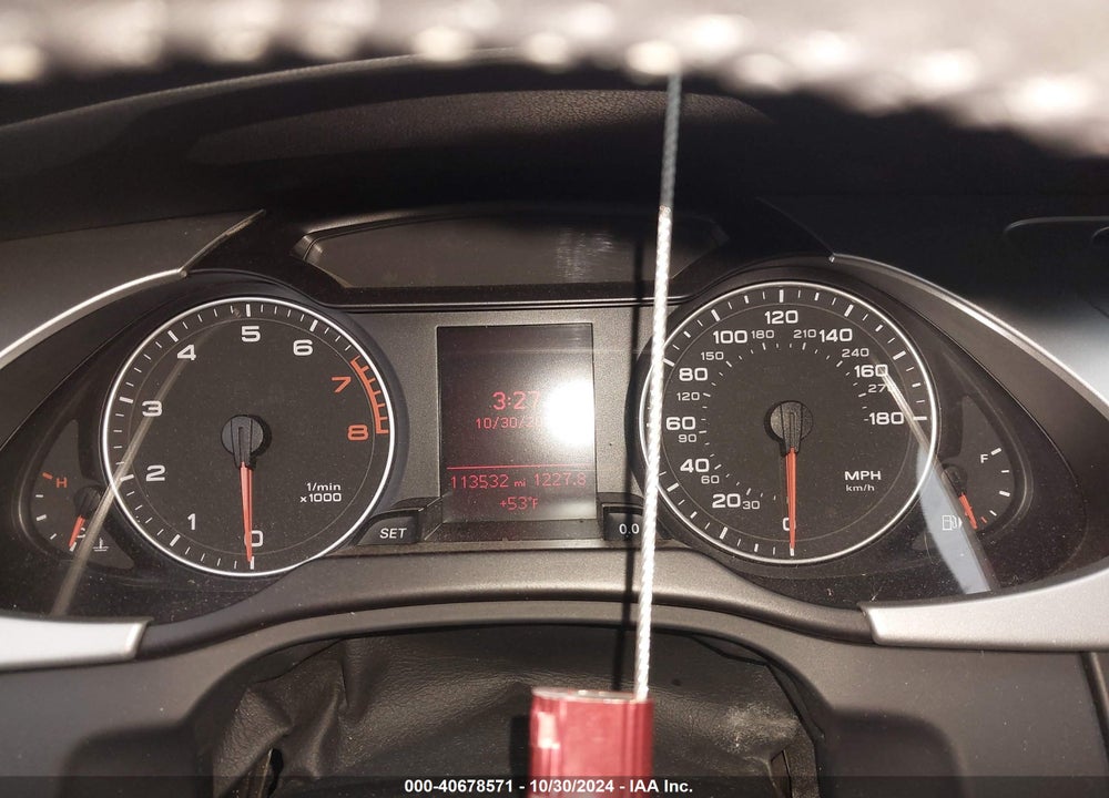 2012 AUDI A4 2.0T PREMIUM VIN: WAUSFAFL1CA023720