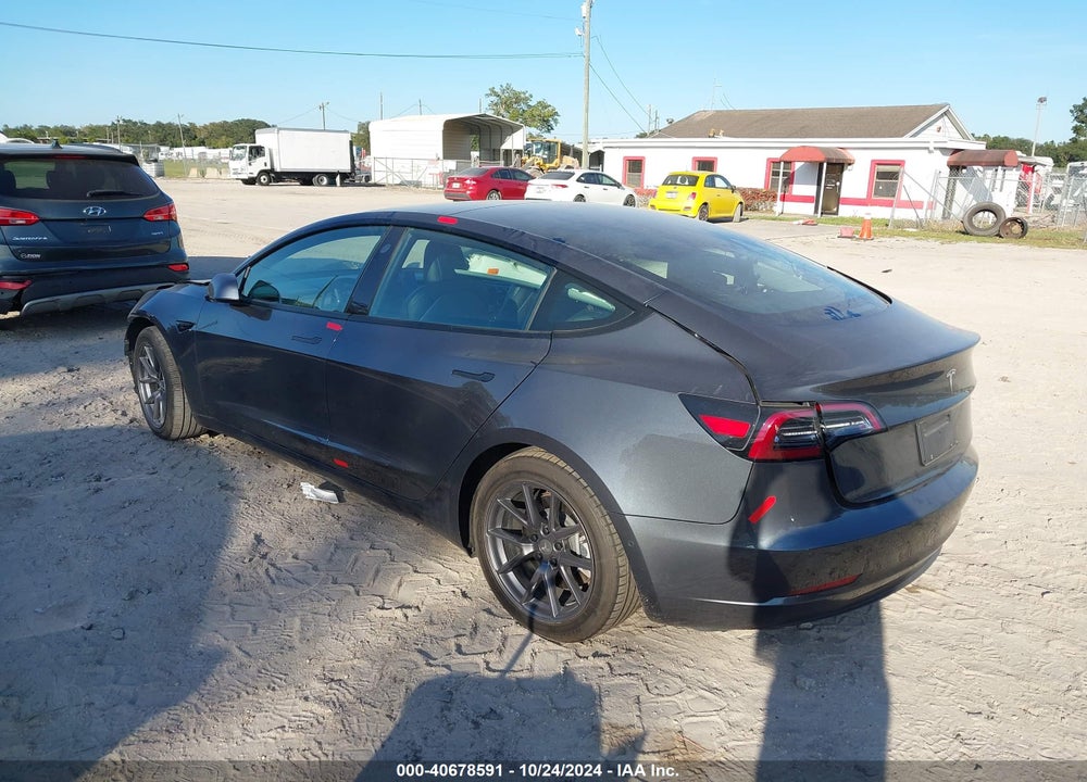 2021 TESLA MODEL 3 STANDARD RANGE PLUS REAR-WHEEL DRIVE VIN: 5YJ3E1EA6MF086119
