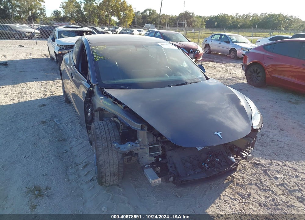 2021 TESLA MODEL 3 STANDARD RANGE PLUS REAR-WHEEL DRIVE VIN: 5YJ3E1EA6MF086119