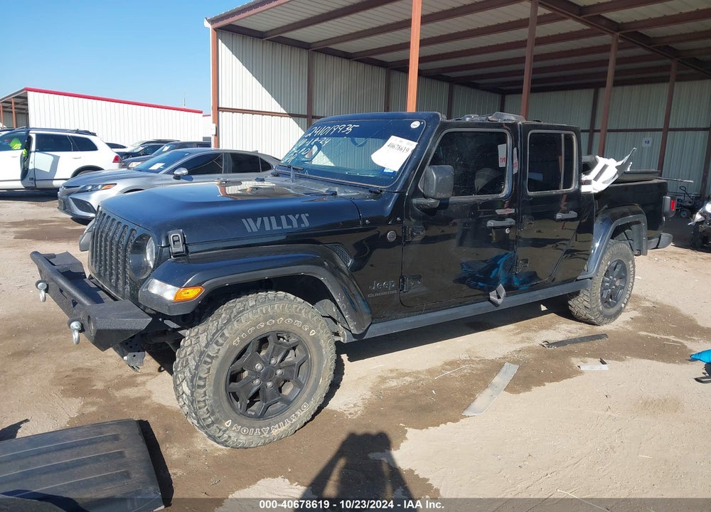 2022 JEEP GLADIATOR WILLYS 4X4 VIN: 1C6HJTAG7NL120095