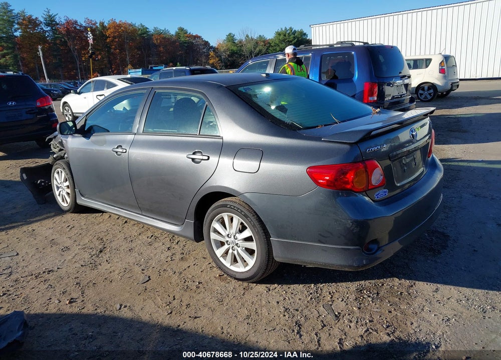 2009 TOYOTA COROLLA S VIN: 2T1BU40E99C178900
