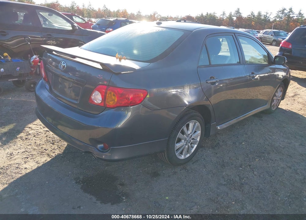 2009 TOYOTA COROLLA S VIN: 2T1BU40E99C178900