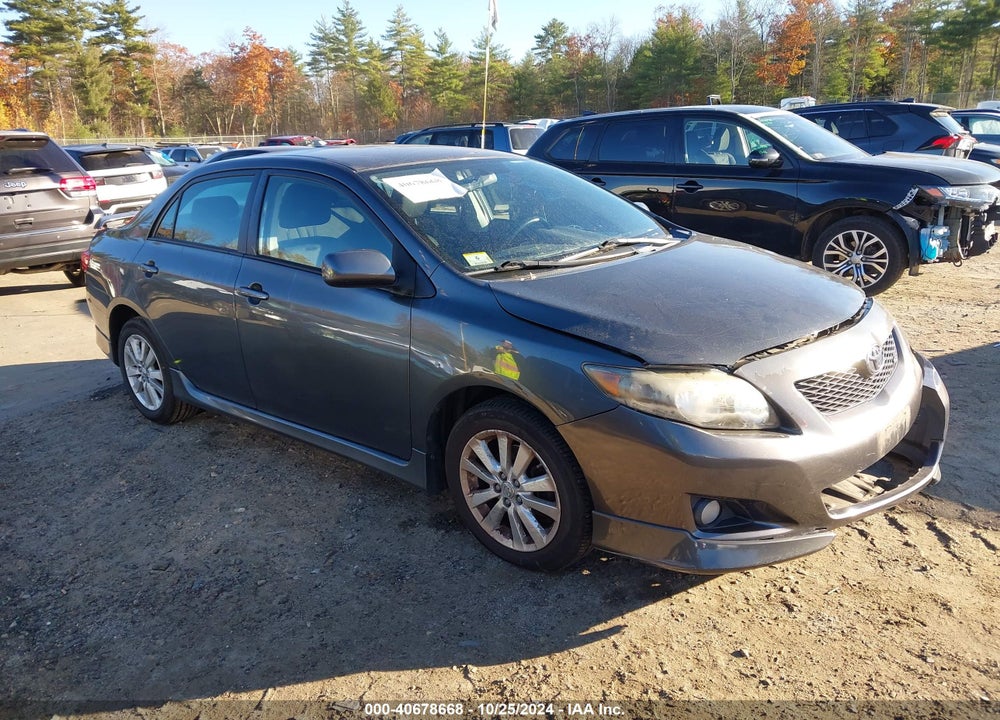 2009 TOYOTA COROLLA S VIN: 2T1BU40E99C178900