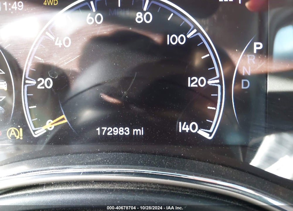 2016 JEEP GRAND CHEROKEE LIMITED VIN: 1C4RJFBG0GC363683