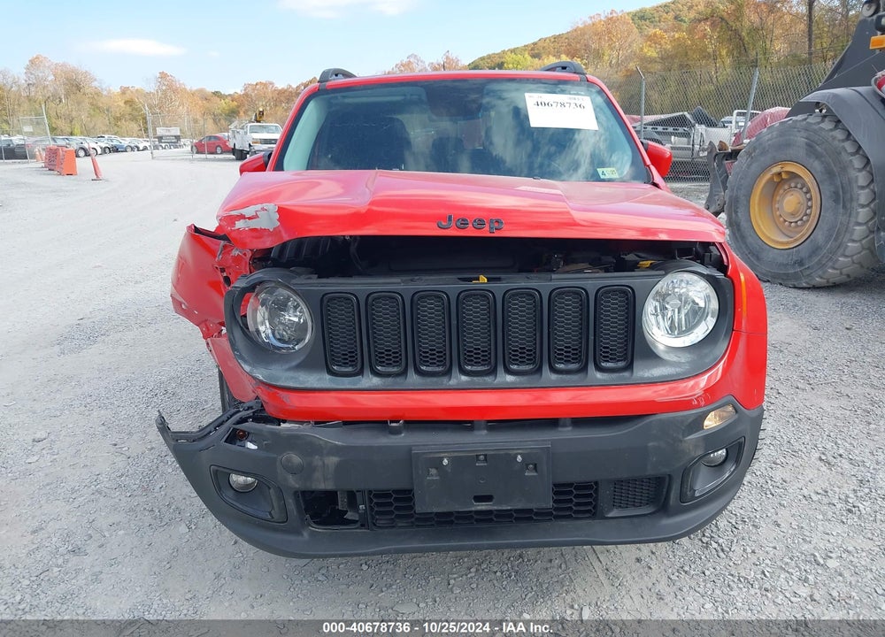 2017 JEEP RENEGADE ALTITUDE 4X4 VIN: ZACCJBBB0HPF64158