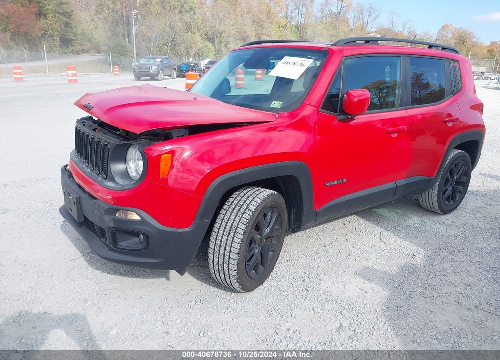 2017 JEEP RENEGADE ALTITUDE 4X4 VIN: ZACCJBBB0HPF64158