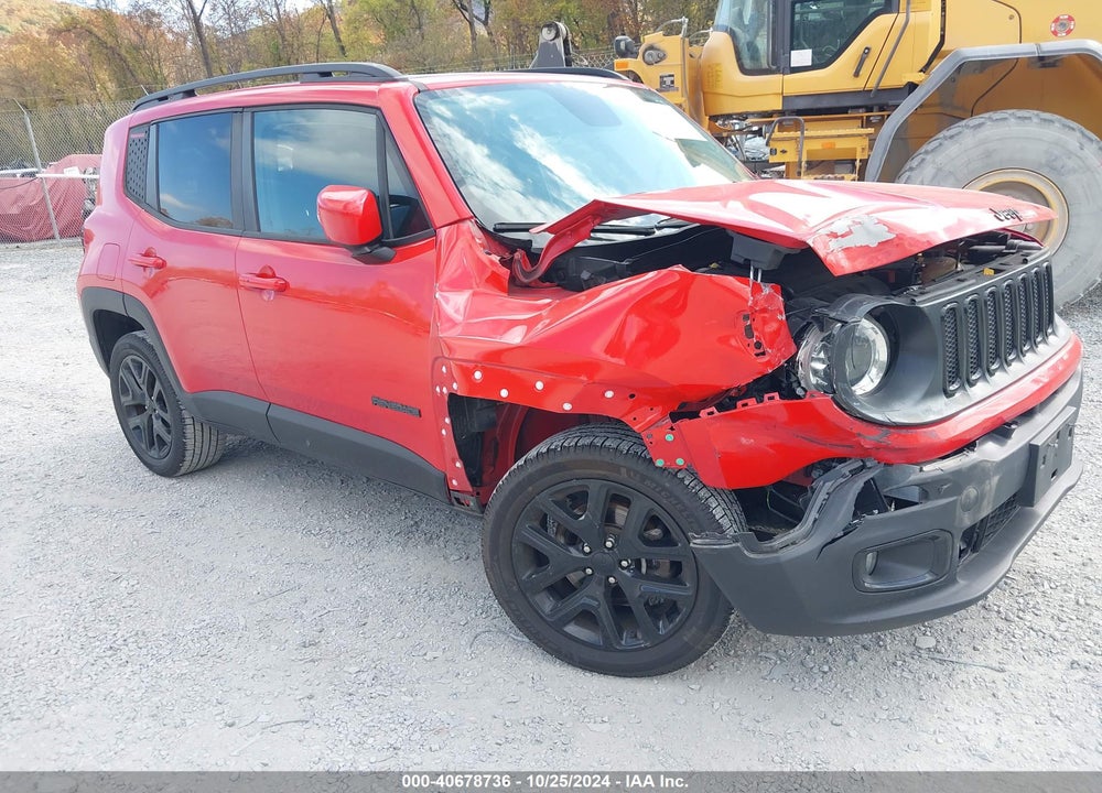 2017 JEEP RENEGADE ALTITUDE 4X4 VIN: ZACCJBBB0HPF64158