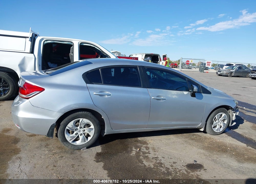 2015 HONDA CIVIC LX VIN: 19XFB2F56FE006145