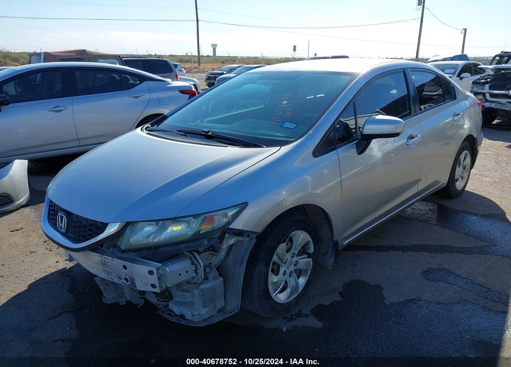 2015 HONDA CIVIC LX VIN: 19XFB2F56FE006145