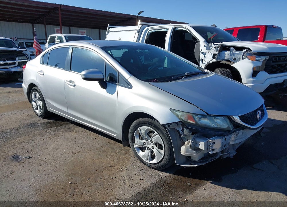 2015 HONDA CIVIC LX VIN: 19XFB2F56FE006145