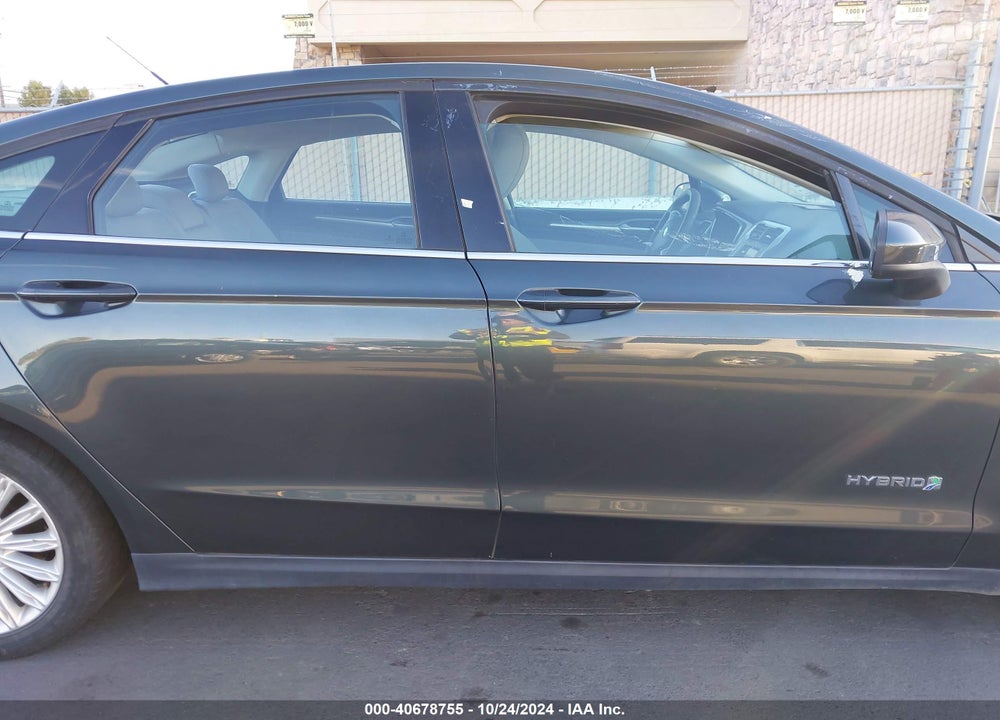 2016 FORD FUSION HYBRID S VIN: 3FA6P0UU8GR126240