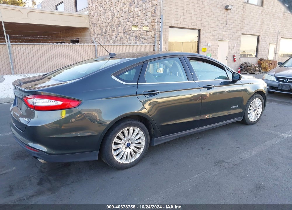 2016 FORD FUSION HYBRID S VIN: 3FA6P0UU8GR126240