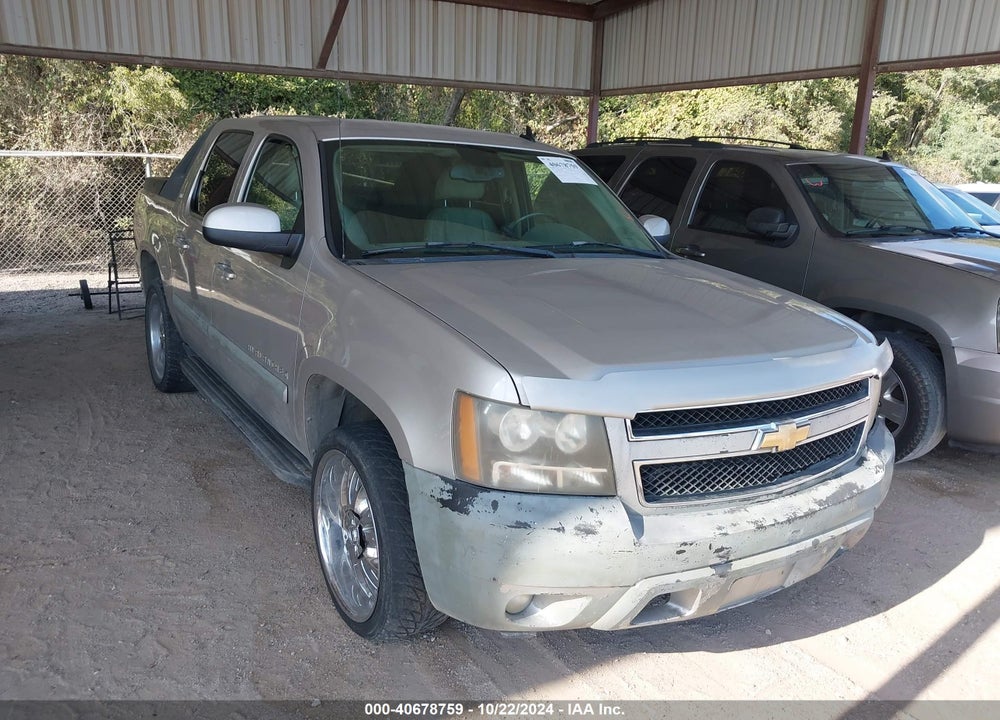 2007 CHEVROLET AVALANCHE 1500 LT VIN: 3GNEC12J27G115561