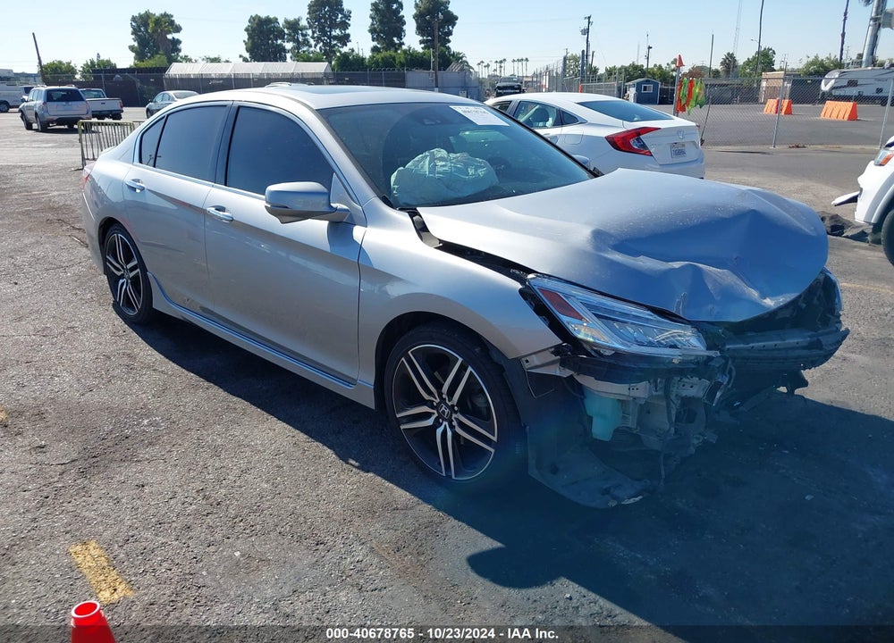 2017 HONDA ACCORD TOURING V6 VIN: 1HGCR3F90HA031606