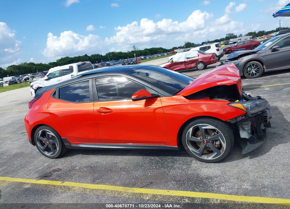 2019 HYUNDAI VELOSTER TURBO VIN: KMHTH6AB9KU014186