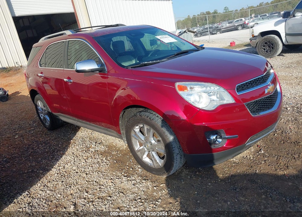 2012 CHEVROLET EQUINOX LTZ VIN: 2GNFLFE50C6278926
