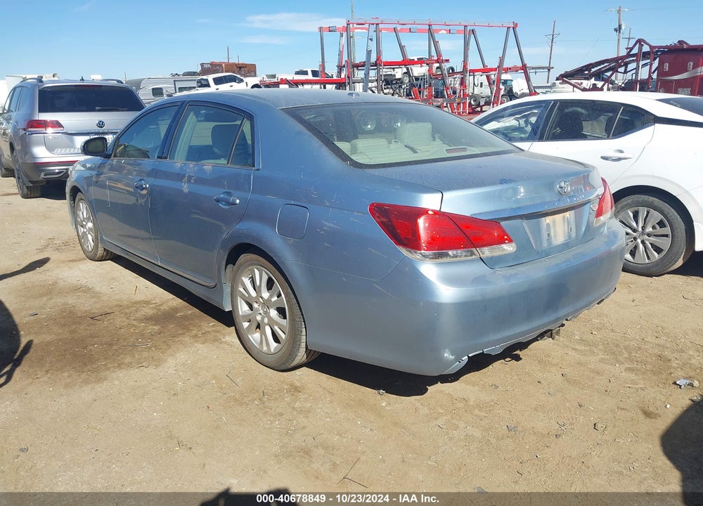 2011 TOYOTA AVALON VIN: 4T1BK3DBXBU380987