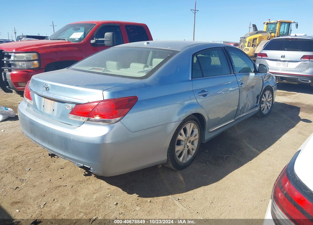2011 TOYOTA AVALON VIN: 4T1BK3DBXBU380987