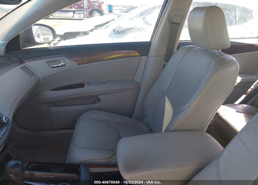 2011 TOYOTA AVALON VIN: 4T1BK3DBXBU380987
