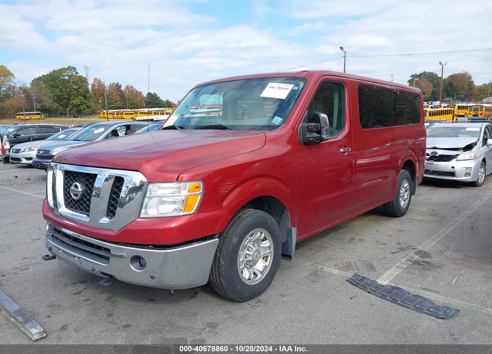2016 NISSAN NV PASSENGER NV3500 HD SL V8 VIN: 5BZAF0AA0GN852629