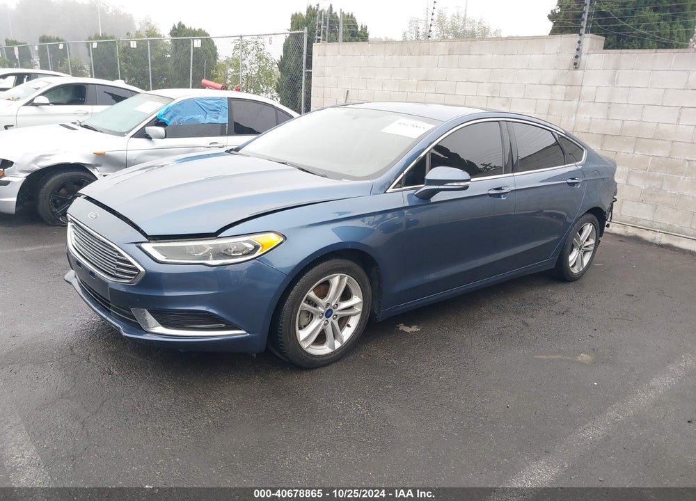 2018 FORD FUSION SE VIN: 3FA6P0HD4JR214042