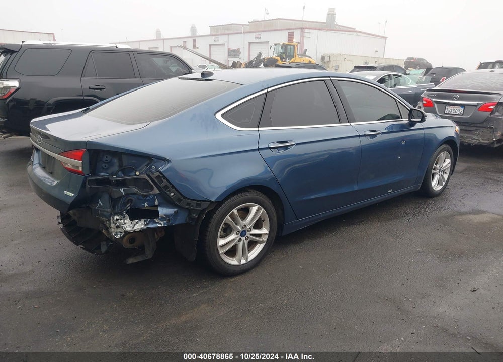 2018 FORD FUSION SE VIN: 3FA6P0HD4JR214042