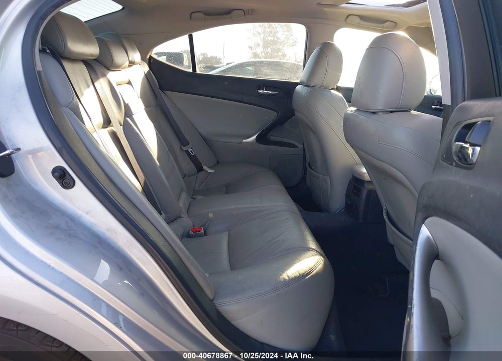 2008 LEXUS IS 250 VIN: JTHBK262885052383