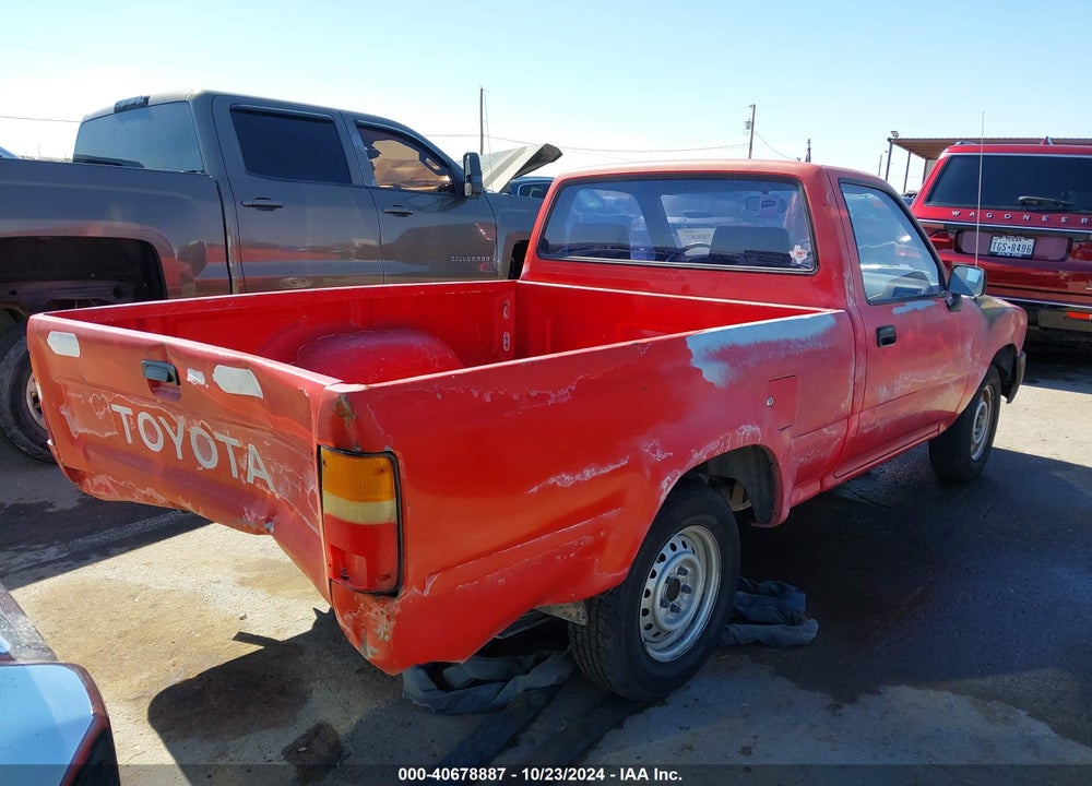 1992 TOYOTA PICKUP 1/2 TON SHORT WHLBASE STB VIN: 4TARN81A1NZ017287