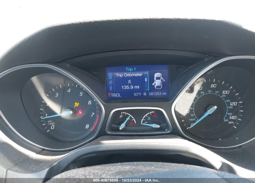 2013 FORD FOCUS SE VIN: 1FADP3F21DL143766