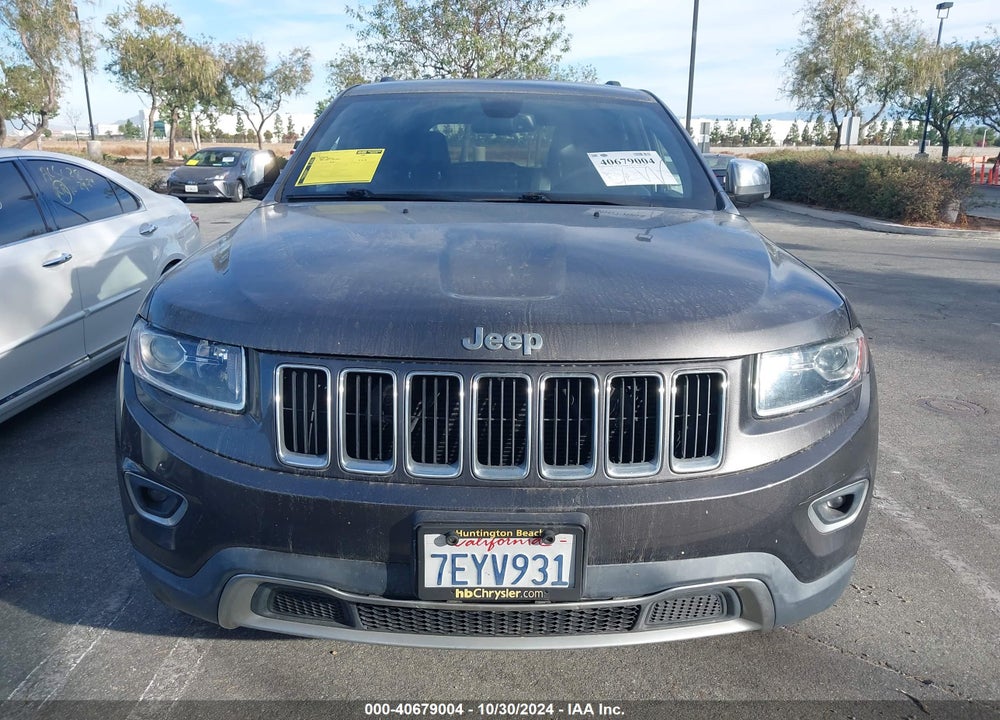 2014 JEEP GRAND CHEROKEE LIMITED VIN: 1C4RJEBG1EC519396