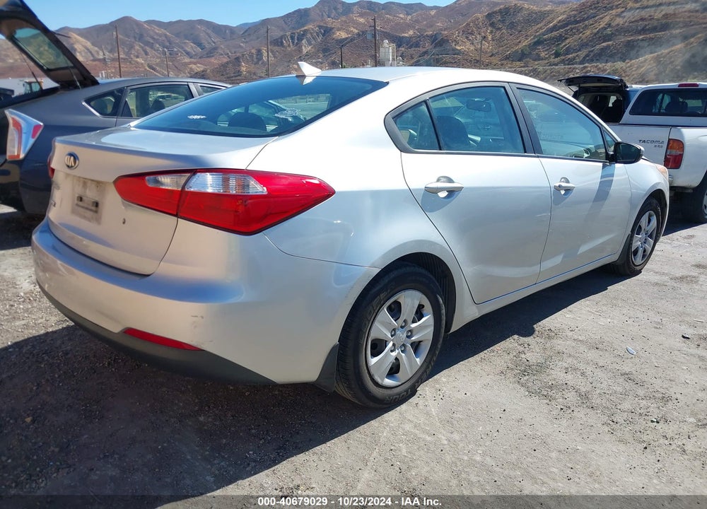 2014 KIA FORTE LX VIN: KNAFK4A67E5132131