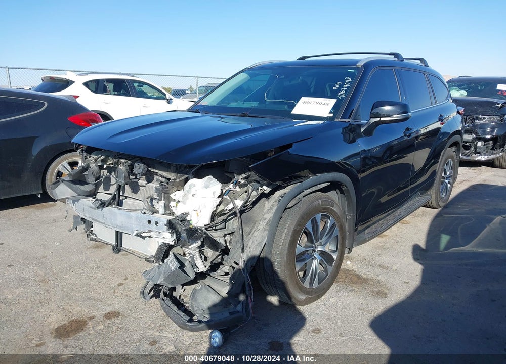 2022 TOYOTA HIGHLANDER HYBRID XLE VIN: 5TDGARAH5NS513480