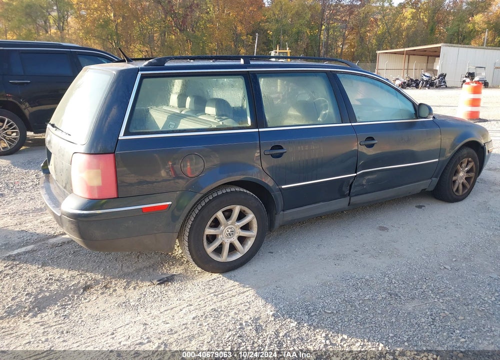 2004 VOLKSWAGEN PASSAT GLS VIN: WVWVD63B74E293236
