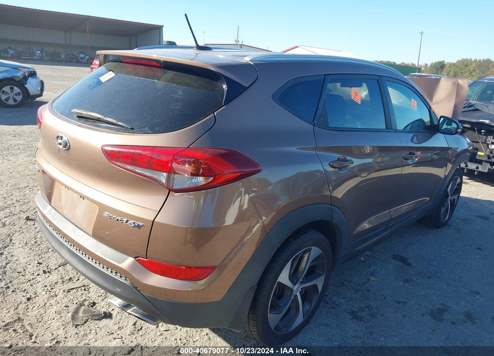 2016 HYUNDAI TUCSON SPORT VIN: KM8J33A21GU053236