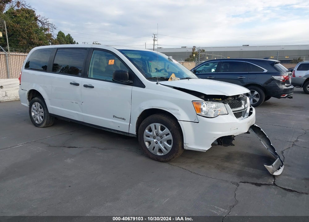 2019 DODGE GRAND CARAVAN SE VIN: 2C7WDGBG3KR801342