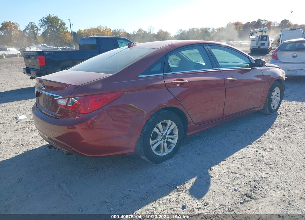 2013 HYUNDAI SONATA GLS VIN: 5NPEB4AC5DH522308