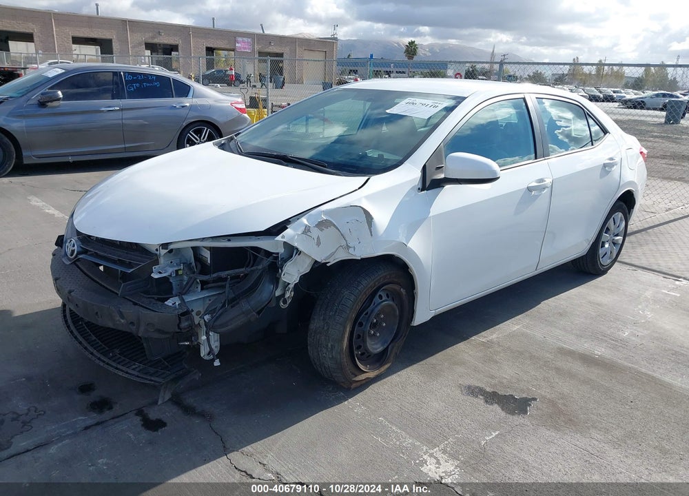2016 TOYOTA COROLLA LE VIN: 5YFBURHE5GP424386