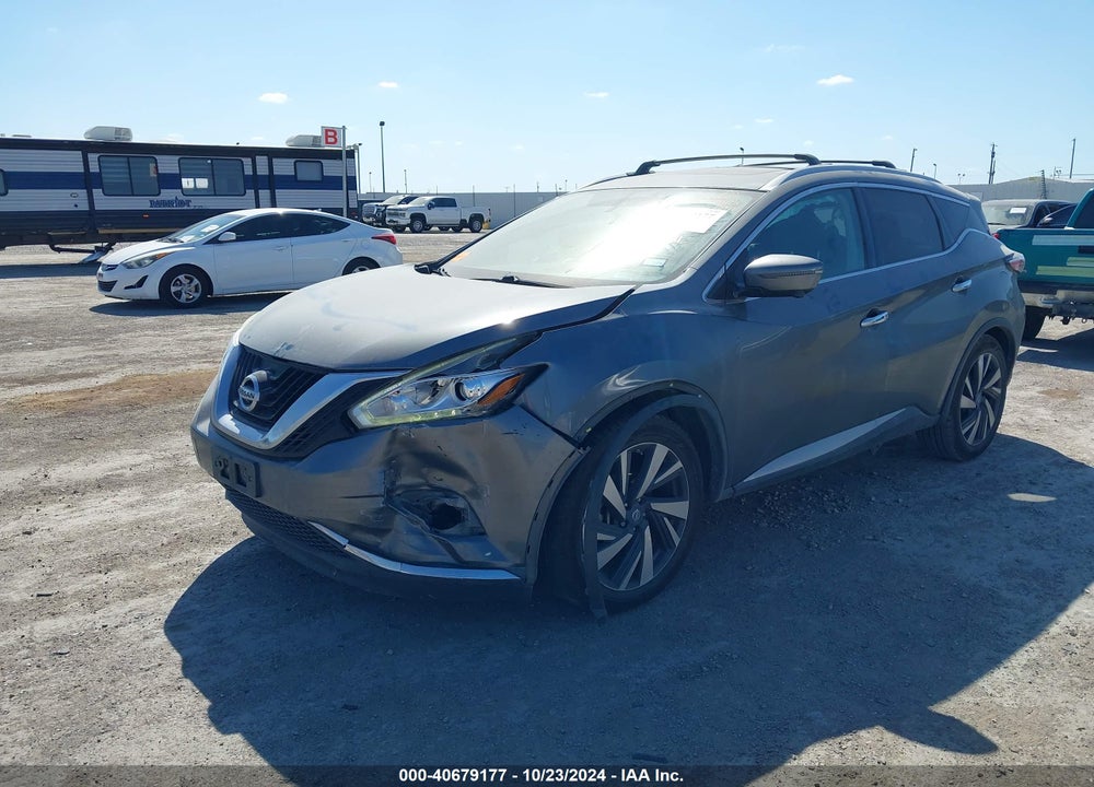 2016 NISSAN MURANO PLATINUM VIN: 5N1AZ2MH5GN169963