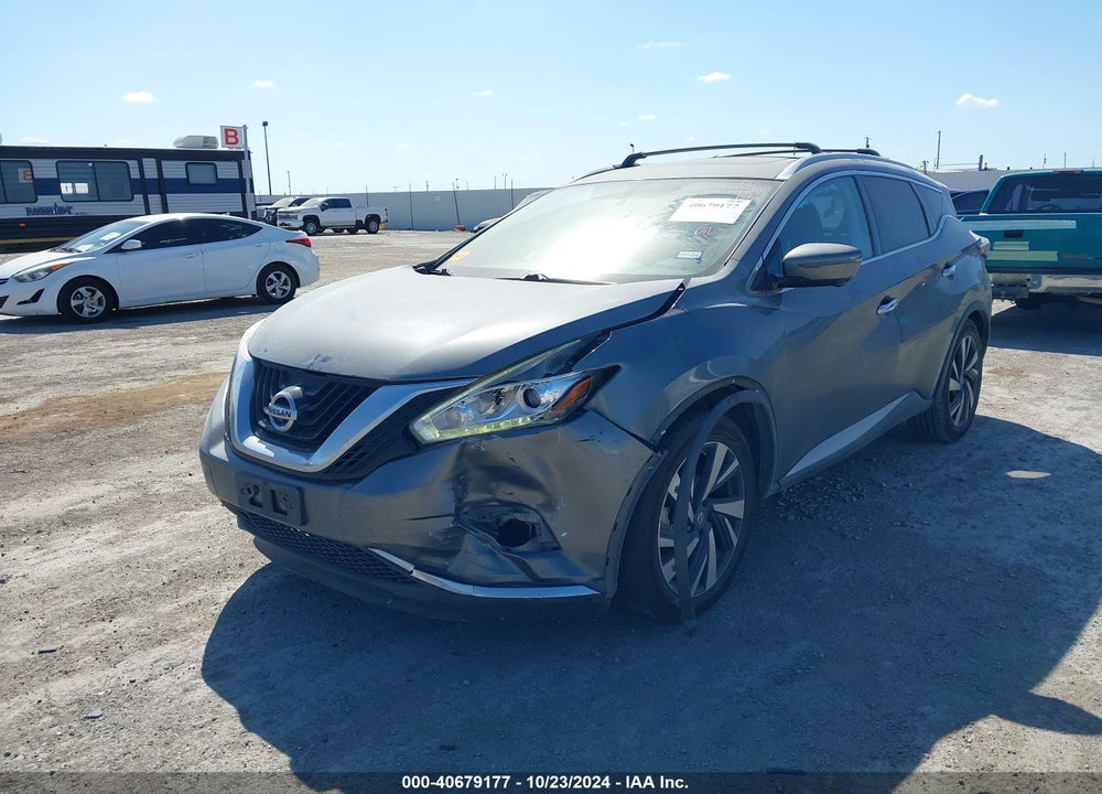 2016 NISSAN MURANO PLATINUM VIN: 5N1AZ2MH5GN169963
