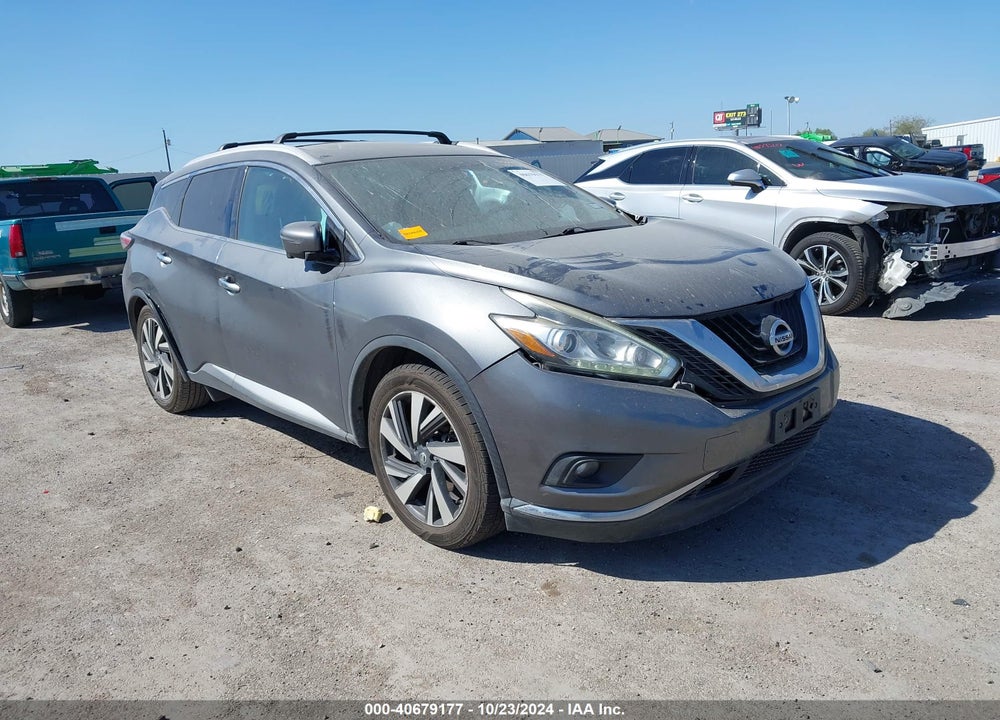 2016 NISSAN MURANO PLATINUM VIN: 5N1AZ2MH5GN169963
