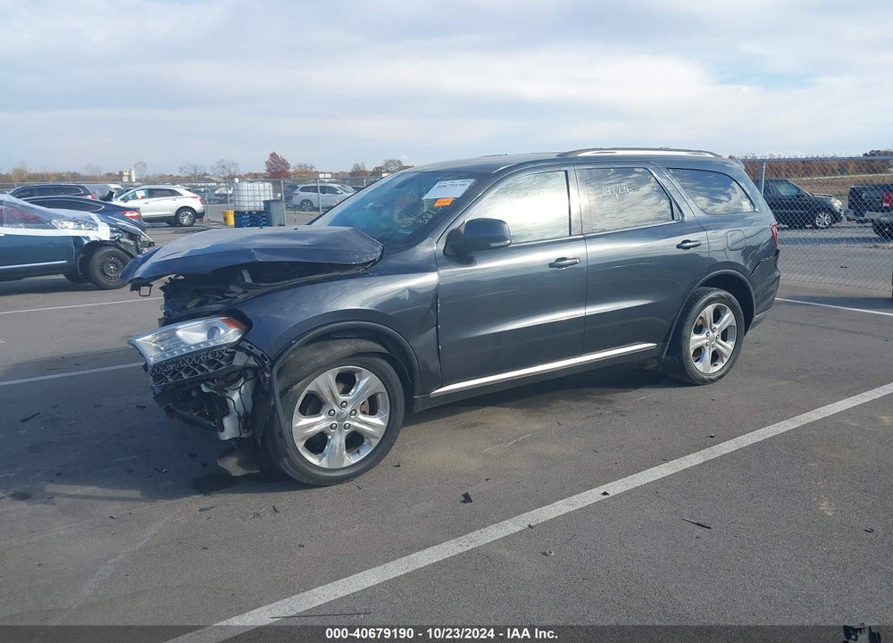 2014 DODGE DURANGO LIMITED VIN: 1C4RDJDG7EC281650