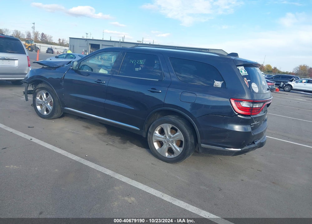 2014 DODGE DURANGO LIMITED VIN: 1C4RDJDG7EC281650
