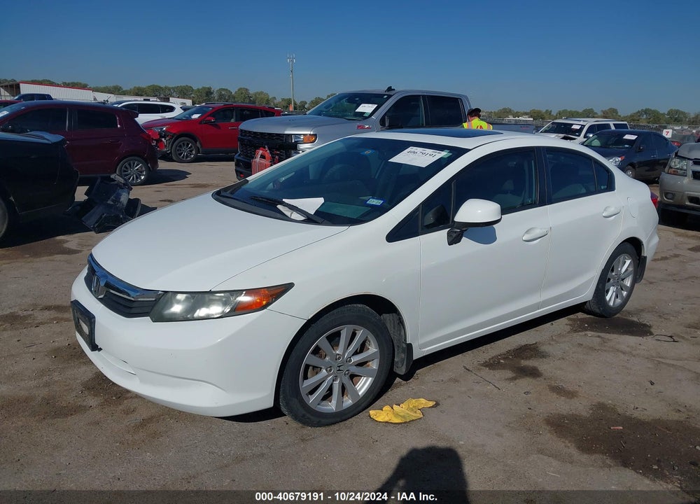 2012 HONDA CIVIC EX VIN: 2HGFB2F8XCH326080