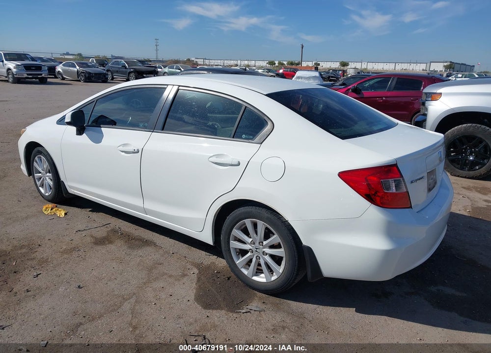 2012 HONDA CIVIC EX VIN: 2HGFB2F8XCH326080